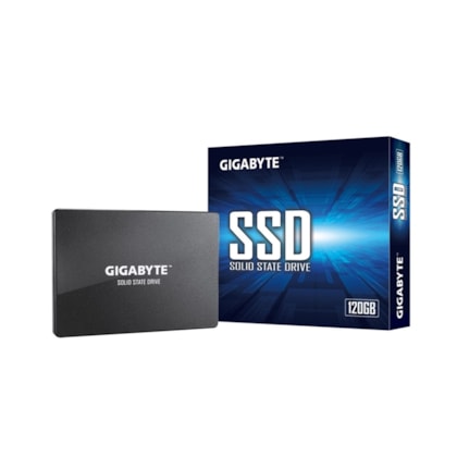 Ssd Gigabyte 120gb Sata Leitura E Gravação 550mb/s - 380mb/s Gp-gstfs31120gntd