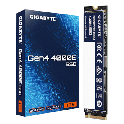 Ssd Gigabyte 1tb Gen4 4000e M.2 Nvme Leitura E Gravação 4000mb/s - 3900mb/s Gen4x4 G440e1tb Rev 1.1