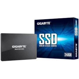 SSD GIGABYTE 240GB SATA III  LEITURA E GRAVAÇÃO 500MB/S - 420MB/S GP-GSTFS31240GNTD