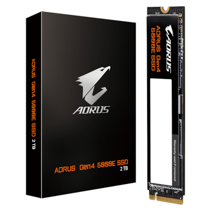 Ssd Gigabyte 2tb Aorus 5000e Nvme M.2 2280 Leitura E Gravação 6500mb/s - 6000mb/s Gen4x4 Ag450e2tb-g