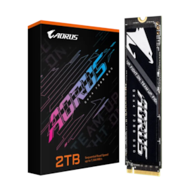 Ssd Gigabyte 2tb Aorus Gen4 7300 Nvme M.2 2280 Leitura E Gravação 6850mb/s - 6000mb/s Gen4x4 Ag4732tb-n