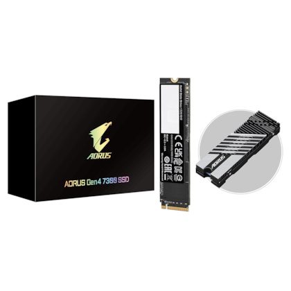 Ssd Gigabyte 2tb M.2 Nvme 2280 Aorus 7300 Leitura E Gravação 7300mb/s - 6850mb/s Gen4x4 Gp-ag4732tb