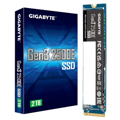 Ssd Gigabyte 2tb M.2 Nvme Gen3 2500e Rev1.0 Leitura E Gravação 2400mb/s - 2000mb/s G325E2TB G10