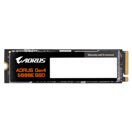 Ssd Gigabyte 500gb M.2 Nvme Aorus Gen4 5000e Leitura E Gravação 5000mb/s - 3800mb/s Gen4x4 Ag450e500