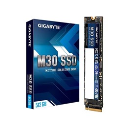 SSD GIGABYTE M30, 512GB, M.2 2280, PCIE NVME, LEITURA 3500 MBS, GRAVACAO 2600 MBS - GP-GM30512G-G