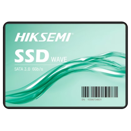 Ssd Hiksemi Wave 240gb Sata Iii Leitura E Gravação 510mb/s - 460mb/s Hd-ssd-wave(s) 240g