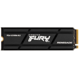 Ssd Kingston 1tb M.2 Nvme Fury Renegade Com Dissipador Leitura E Gravação 7300mb/s - 6000mb/s Gen4x4