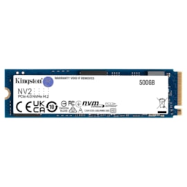 Ssd Kingston Nv2 500gb M.2 2280 Nvme Leitura E Gravação 3500mb/s - 2100mb/s Gen4x4 Snv2s/500g