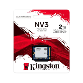Ssd Kingston Nv3 2tb M.2 2230 Mini Nvme Leitura E Gravação 5000mb/s - 3000mb/s Gen4x4 Snv3sm3/2t0