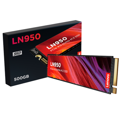 Ssd Lenovo Ln950 500gb M.2 2280 Nvme Leitura E Gravação 7200 Mb/S - 6200Mb/S Gen4X4 5sd1p69441