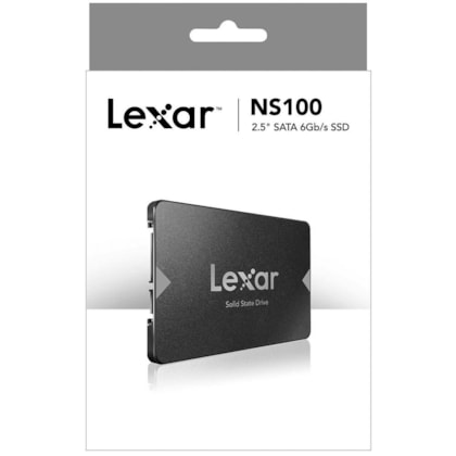Ssd Lexar Ns100 512gb Sata III 2,5" Leitura E Gravação 550 Mb/s - 520mb/s Lns100-512rbna