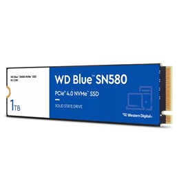 Ssd M2 1tb Western Blue Sn580 Nvme Leitura E Gravação 4150mb/s - 4150mb/s Wds100t3b0e-00chf0