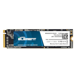 Ssd Mushkin Element 512gb Nvme M.2 Leitura E Gravação 2000mb/s - 1400mb/s Gen3x4 Mknssdev512gb-d8