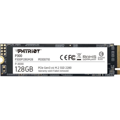 SSD PATRIOT 128GB M.2 NVME 2280 P300 PE000710-P300P128GM28