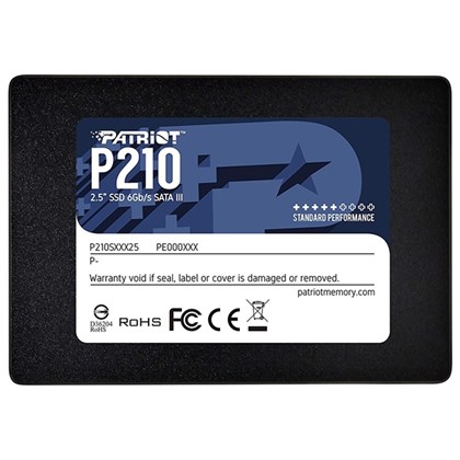 SSD PATRIOT 128GB SATA III LEITURA E GRAVAÇÃO 500MB/S - 400MB/S P210S128G25