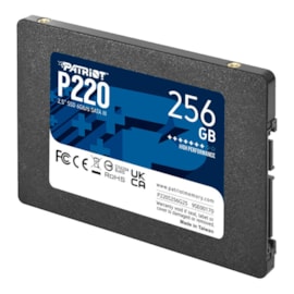 Ssd Patriot 256gb P220 2.5" Sata 3 Leitura E Gravação 550mb/s - 490mb/s P220s256g25
