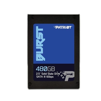 Ssd Patriot Burst Elite 480gb Sata Iii Leitura E Gravação 450mb/s - 320mb/s Pbe480gs25ssdr