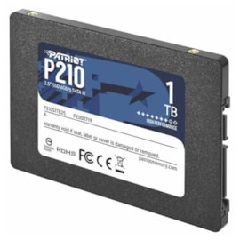 SSD PATRIOT P210 1TB LEITURA E GRAVAÇÃO 520MB/S - 430MB/S P210S1TB25