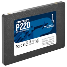 Ssd Patriot P220 1tb Leitura E Gravação 550mb/s - 490mb/s P220s1tb25