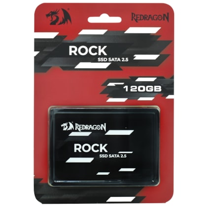 Ssd Redragon Rock 120gb Sata III 2,5" Leitura E Gravação 520mb/s - 470mb/s Gd-310