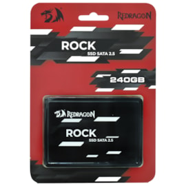 Ssd Redragon Rock 240gb Sata III 2,5" Leitura E Gravação 520mb/s - 470mb/s Gd-311