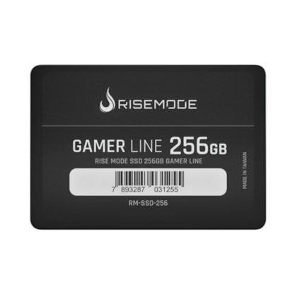 Ssd Rise Mode Gamer Line 256Gb Sata 3 Leitura E Gravação 535Mb/S - 435Mb/S Rm-Ssd-256