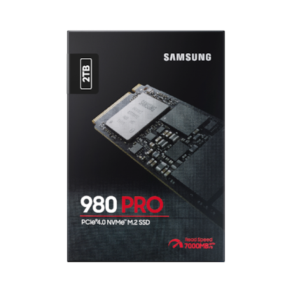 Ssd Samsung 2tb M.2 980pro Gen4x4 Leitura E Gravação 7000mb/s - 5000mb/s Mz-v8p2t0