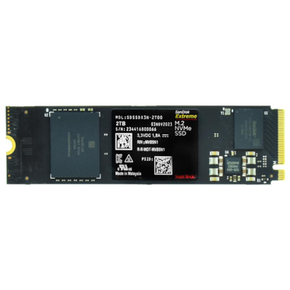 Ssd Sandisk Extreme 2tb M.2 Nvme Leitura E Gravação 5150mb/s - 4900mb/s Gen4x4 Sdssdx3n-2t00-g26