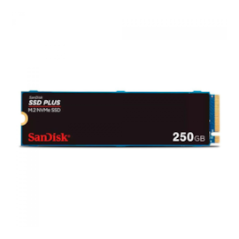 Ssd Sandisk Plus 250gb M.2 2280 Nvme Leitura E Gravação 2400mb/s - 1500mb/s Gen3x4 Sdssda3n-250g-g26