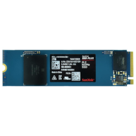 Ssd Sandisk Plus 2tb M.2 2280 Nvme Leitura E Gravação 3200mb/s - 2500mb/s Gen3x4 Sdssda3n-2t00-g26