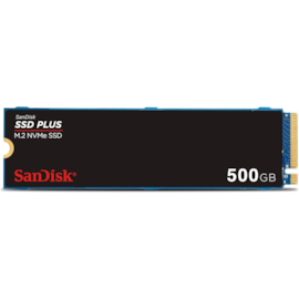 Ssd Sandisk Plus 500gb M.2 2280 Nvme Leitura E Gravação 2400mb/s - 1500mb/s Gen3x4 Sdssda3n-500g-g26