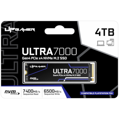 Ssd Upgamer Ultra 7000 4Tb M.2 2280 Nvme Leitura E Gravação 7000Mb/S - 6500Mb/S Gen4X4 Upultr7K-4Tsd