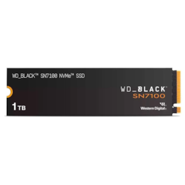 Ssd Wd Black Sn7100 1tb M.2 Nvme Leitura E Gravação 7250mb/s - 6900mb/s Gen4x4 Wds100t4x0e-00cja0