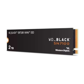 Ssd Wd Black Sn7100 2tb M.2 Nvme Leitura E Gravação 7250mb/s - 6900mb/s Gen4x4 Wds200t4x0e-00cja0
