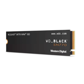 Ssd Wd Black Sn770 1tb M.2 Nvme Leitura E Gravação 5150mb/s - 4900mb/s Gen4x4 Wds100t3x0e-00b3n0