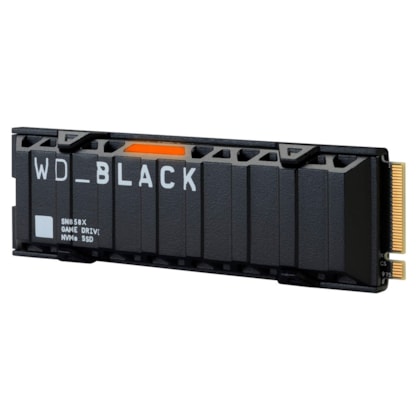 Ssd Wd Black Sn850x 1tb M.2 Nvme Leitura E Gravação 7300mb/s - 7300mb/s Gen4x4 Wds100t2xhe-00bca0