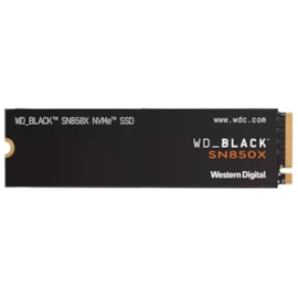 Ssd Wd Black Sn850x 4tb M.2 2280 Nvme Leitura E Gravação 7300mb/s - 6300mb/s Gen4x4 Wds400t2x0e-00bca0