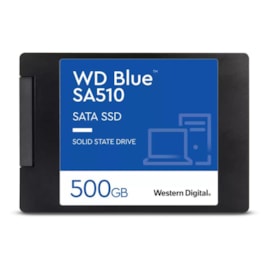 Ssd Wd Blue Sa510 500gb Leitura E Gravação 560mb/s - 510mb/s Wds500g3b0a-00axr0