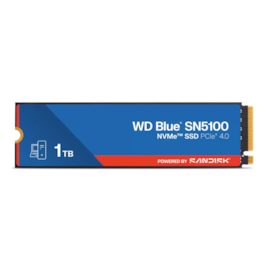 Ssd Wd Blue Sn5100 1Tb M.2 Nvme 2280  Leitura E Gravação 7100Mbp/S - 6700Mbp/S Gen4X4 Wds100T5B0E