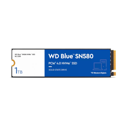 Ssd Wd Blue Sn580 1tb M2 Nvme Leitura E Gravação 4150mb/s - 4150mb/s Wds100t3b0e