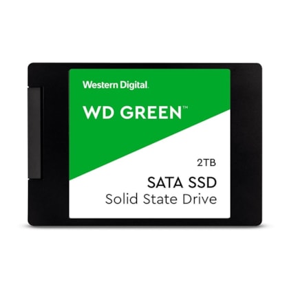 Ssd Wd Green 2tb Sata Iii Leitura E Gravação 545mb/s - 545mb/s Wds200t2g0a