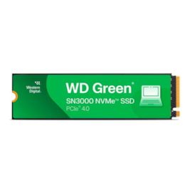 Ssd Wd Green Sn3000 500 Gb M.2 Nvme Leitura E Gravação 5000mb/s - 4100mb/s Gen4x4 Wds500g4g0e-00cps0