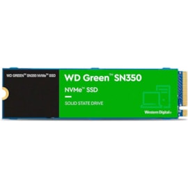 Ssd Wd Green Sn350 1tb M.2 Nvme Leitura E Gravação 3200mb/s - 2500mb/s Gen3x4 Wds100t3g0c-00azl0