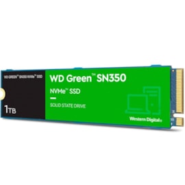 Ssd Wd Green Sn350 1tb M.2 Nvme Leitura E Gravação 3200mb/s - 2500mb/s Gen3x4 Wds100t3g0c-00azl0