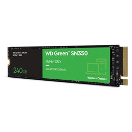 Ssd Western Digital 240gb M.2 Nvme Sn350 Green Leitura E Gravação 2.400mb/s - 900mb/s  Wds240g2g0c