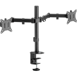 Suporte Articulado de Mesa Para Dois Monitor De 17" Até 32" Preto Fk445s