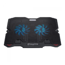 Suporte Para Notebook Keytime Coolstand 2 Ajustavel Até 15.6" 2 Fans Preto Kyt00020