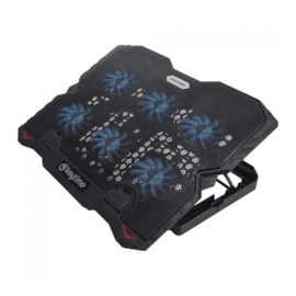 Suporte Para Notebook Keytime Coolstand 6 Ajustavel Até 15.6" 6 Fans Preto Kyt00022