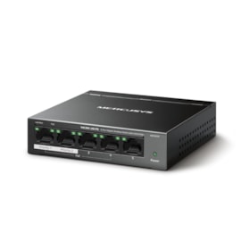 Switch Mercusys Ms105gp 5 Portas 4 Portas Poe+ Gigabit 10/100/1000 Preto Ms105gp(un) Ver 1.0