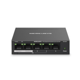 Switch Mercusys Ms105gp 5 Portas 4 Portas Poe+ Gigabit 10/100/1000 Preto Ms105gp(un) Ver 1.0